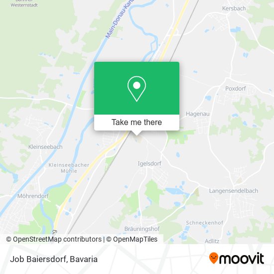 Job Baiersdorf map