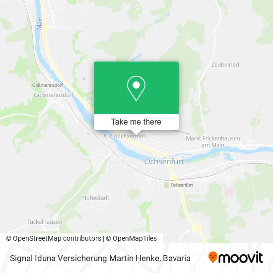 Карта Signal Iduna Versicherung Martin Henke