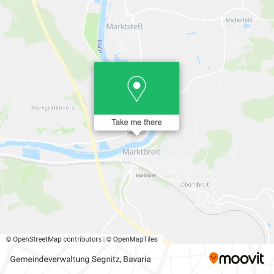 Карта Gemeindeverwaltung Segnitz