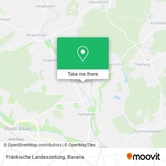 Fränkische Landeszeitung map