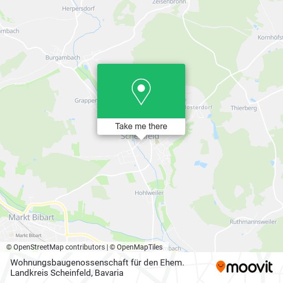 Wohnungsbaugenossenschaft für den Ehem. Landkreis Scheinfeld map