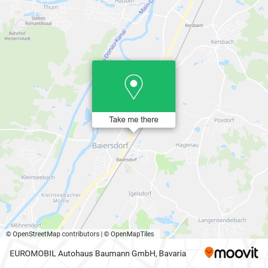 EUROMOBIL Autohaus Baumann GmbH map