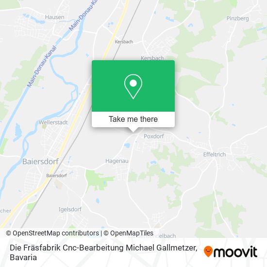 Die Fräsfabrik Cnc-Bearbeitung Michael Gallmetzer map