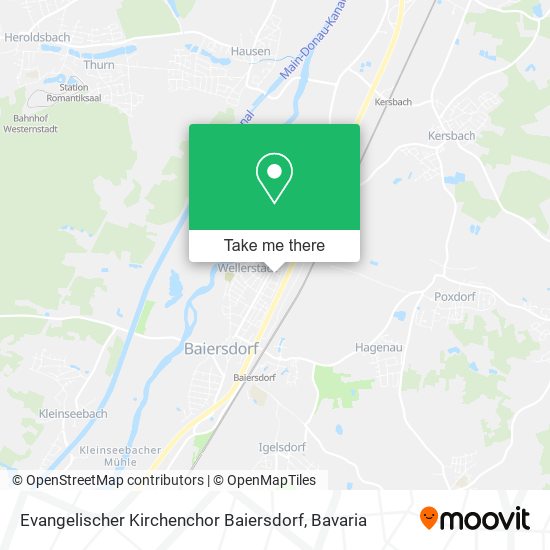 Evangelischer Kirchenchor Baiersdorf map