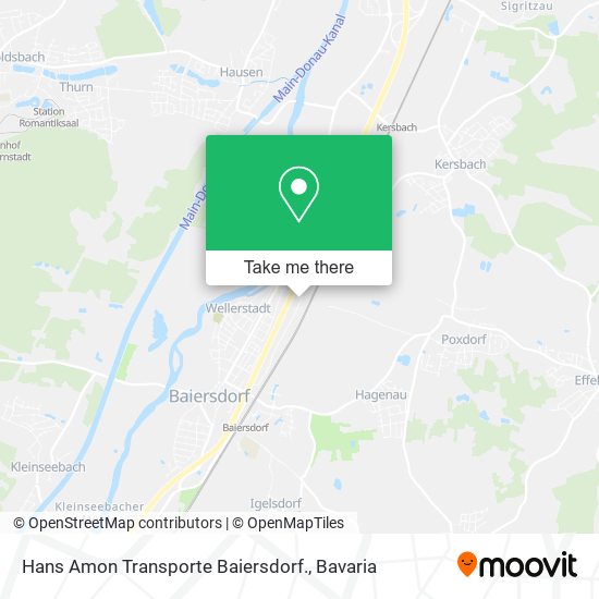 Hans Amon Transporte Baiersdorf. map