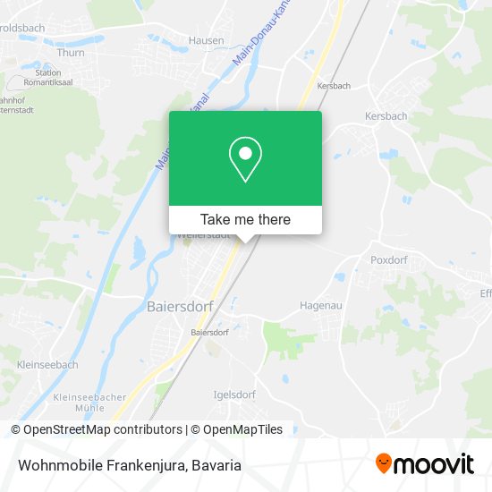 Wohnmobile Frankenjura map