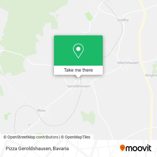 Pizza Geroldshausen map