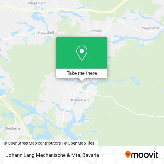 Карта Johann Lang Mechanische & Mta