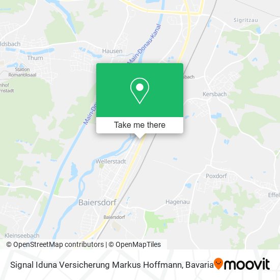 Карта Signal Iduna Versicherung Markus Hoffmann