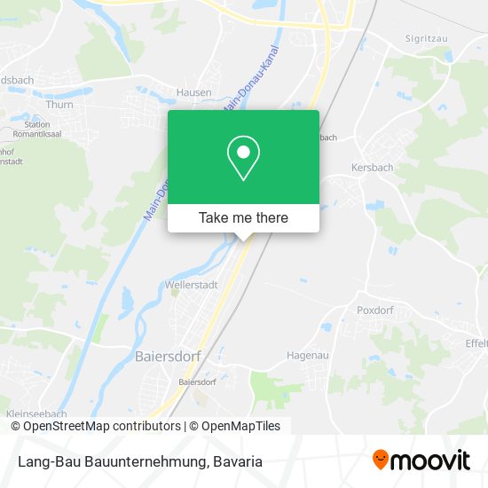 Lang-Bau Bauunternehmung map