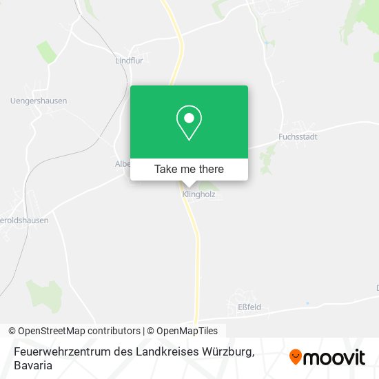 Feuerwehrzentrum des Landkreises Würzburg map