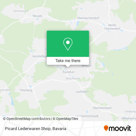 Picard Lederwaren Shop map