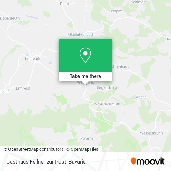 Карта Gasthaus Fellner zur Post