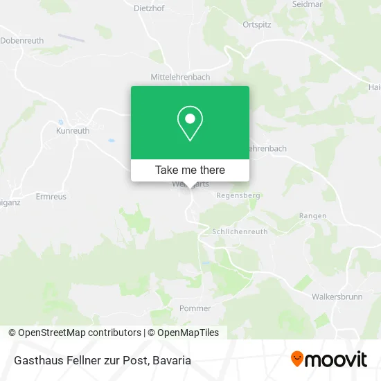 Карта Gasthaus Fellner zur Post