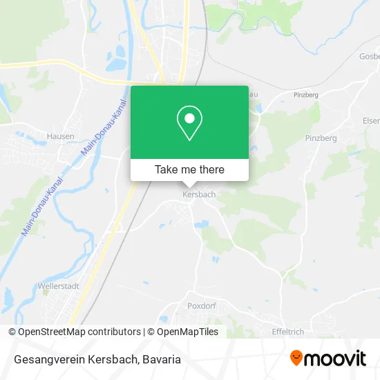 Gesangverein Kersbach map