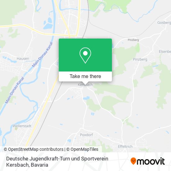 Deutsche Jugendkraft-Turn und Sportverein Kersbach map