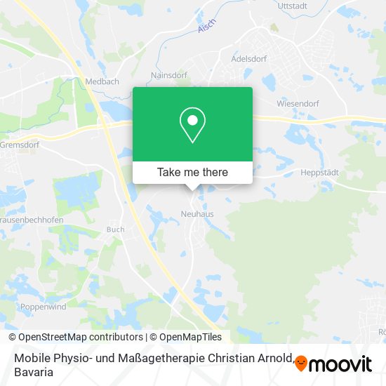 Mobile Physio- und Maßagetherapie Christian Arnold map
