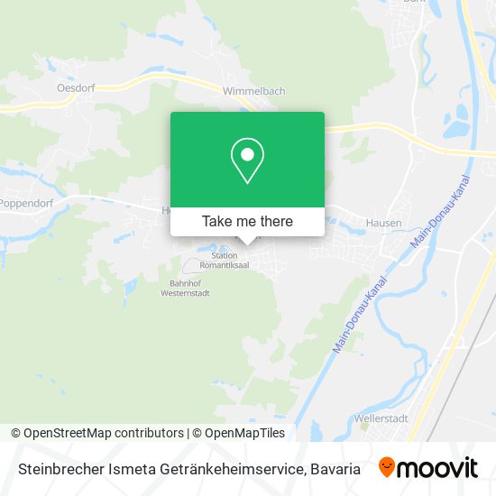 Steinbrecher Ismeta Getränkeheimservice map