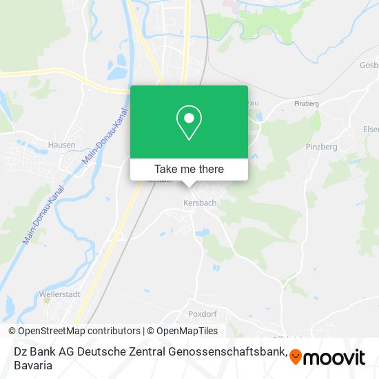 Dz Bank AG Deutsche Zentral Genossenschaftsbank map