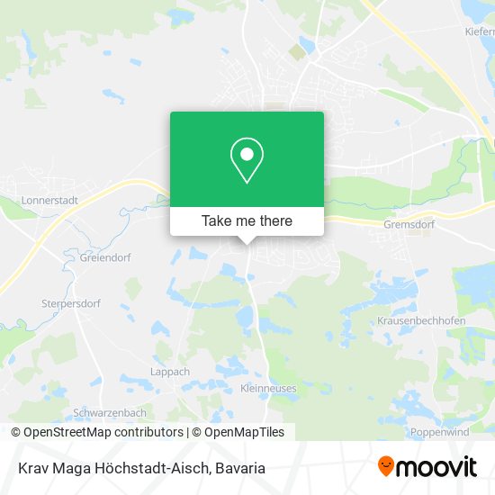 Krav Maga Höchstadt-Aisch map