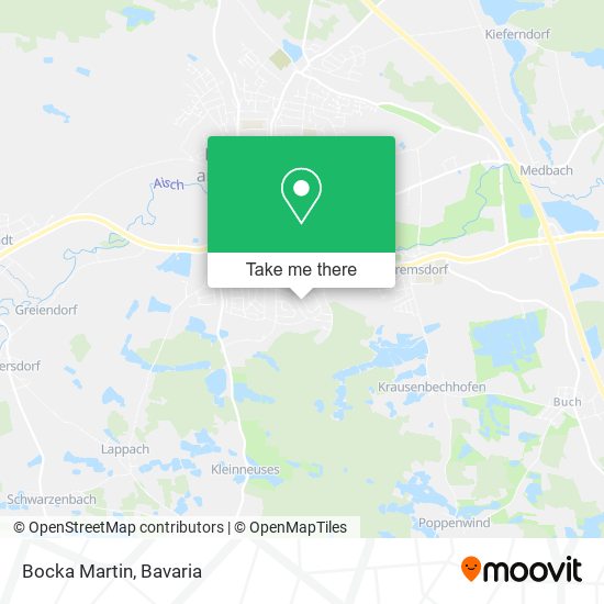 Bocka Martin map