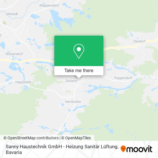 Sanny Haustechnik GmbH - Heizung Sanitär Lüftung map