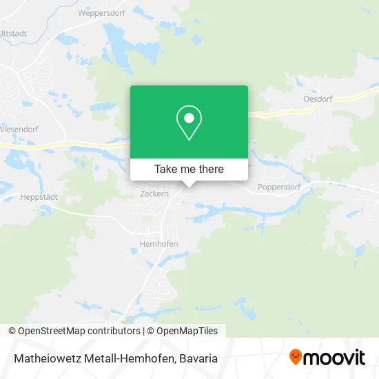 Карта Matheiowetz Metall-Hemhofen