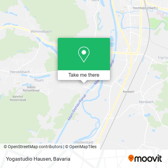 Yogastudio Hausen map