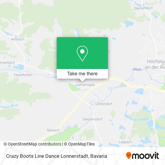Crazy Boots Line Dance Lonnerstadt map