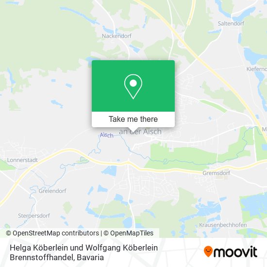 Helga Köberlein und Wolfgang Köberlein Brennstoffhandel map