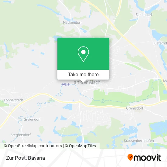 Карта Zur Post