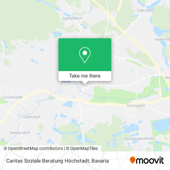 Caritas Soziale Beratung Höchstadt map