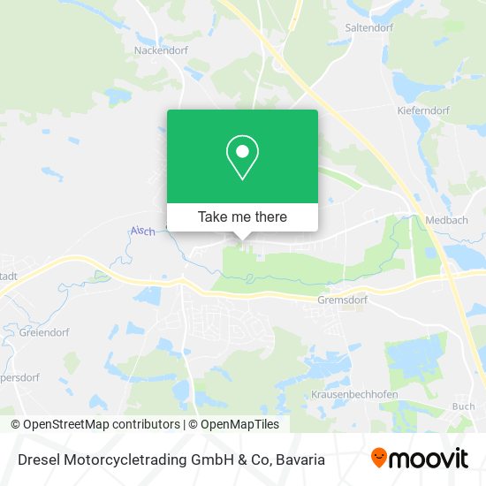 Dresel Motorcycletrading GmbH & Co map