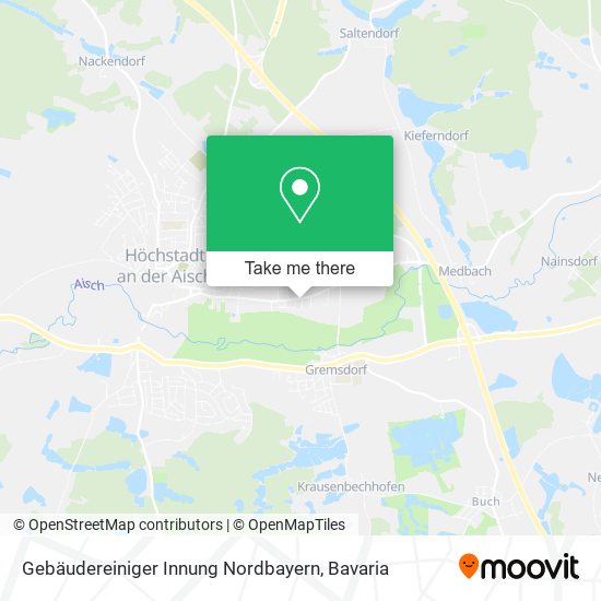 Gebäudereiniger Innung Nordbayern map