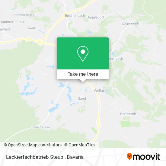 Lackierfachbetrieb Steubl map
