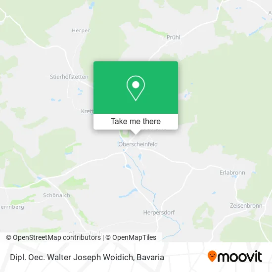 Карта Dipl. Oec. Walter Joseph Woidich