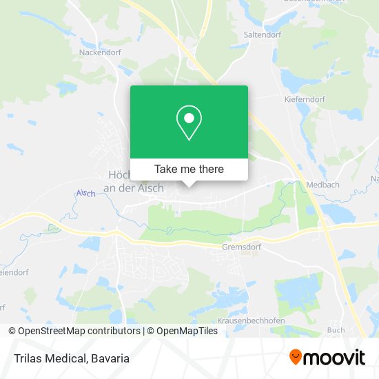 Trilas Medical map