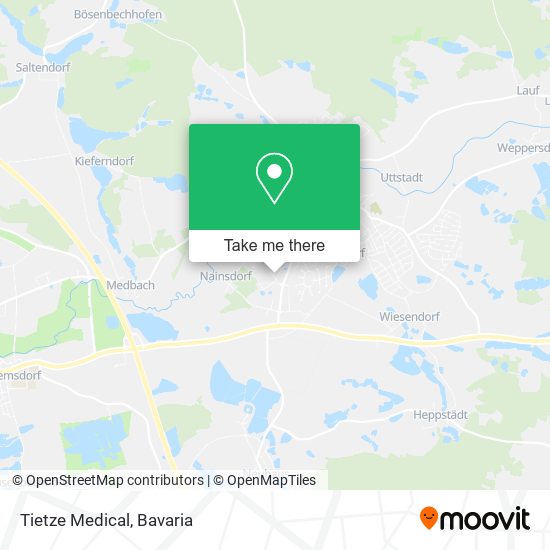 Tietze Medical map