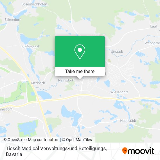 Tiesch Medical Verwaltungs-und Beteiligungs map