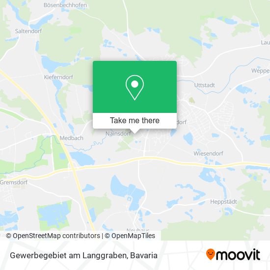 Gewerbegebiet am Langgraben map