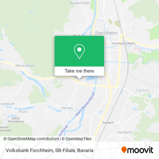 Volksbank Forchheim, SB-Filiale map