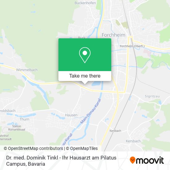 Dr. med. Dominik Tinkl - Ihr Hausarzt am Pilatus Campus map