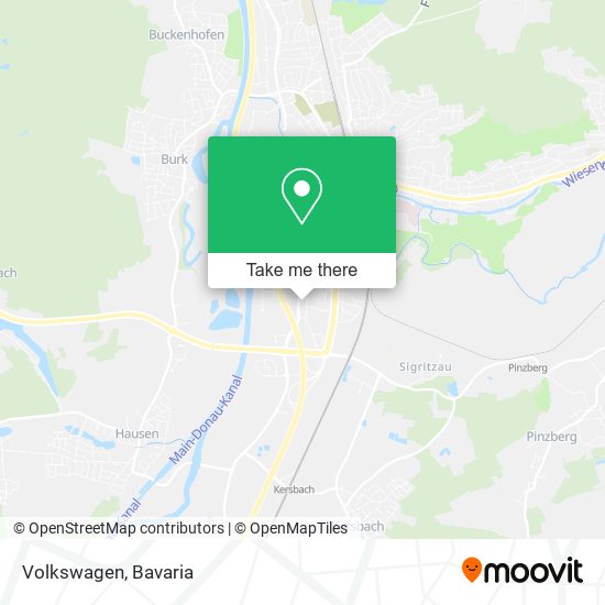 Volkswagen map