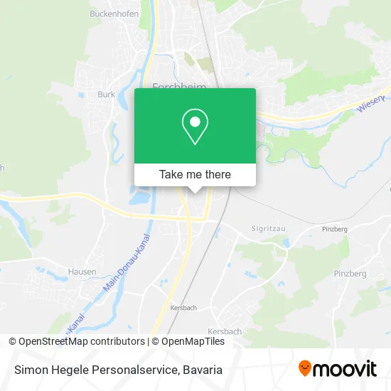 Карта Simon Hegele Personalservice