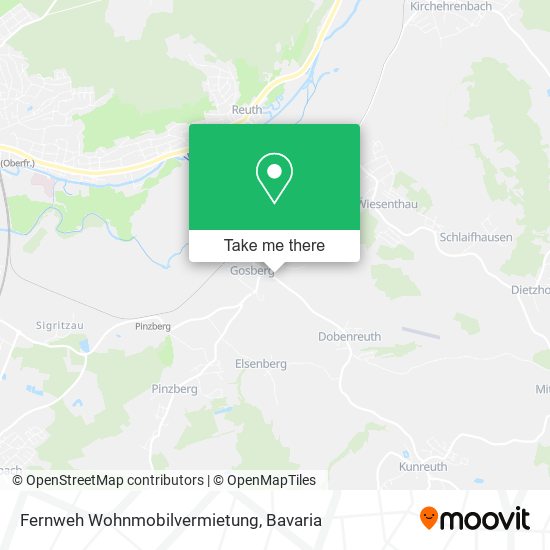 Fernweh Wohnmobilvermietung map