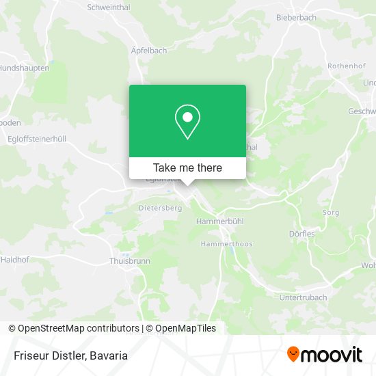 Friseur Distler map