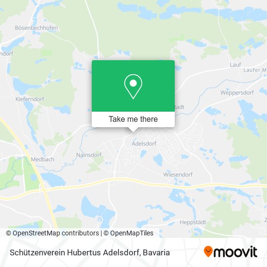 Schützenverein Hubertus Adelsdorf map