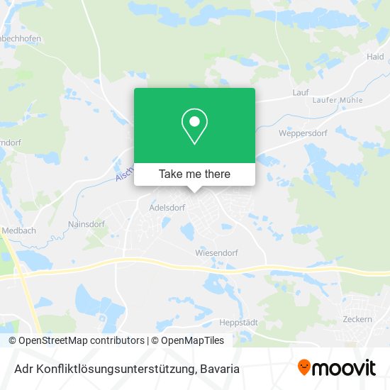 Adr Konfliktlösungsunterstützung map