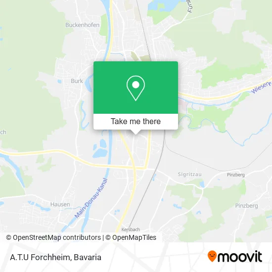Карта A.T.U Forchheim