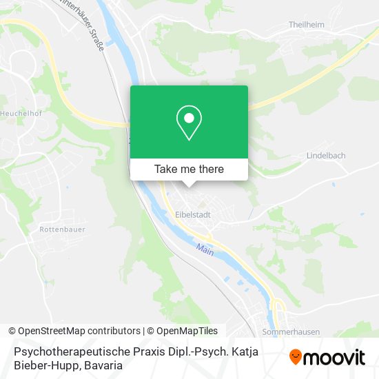 Psychotherapeutische Praxis Dipl.-Psych. Katja Bieber-Hupp map